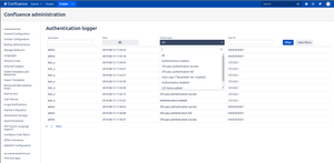 Authentication Log enables you to get all details what's happening with 2FA processes in your Confluence instance.