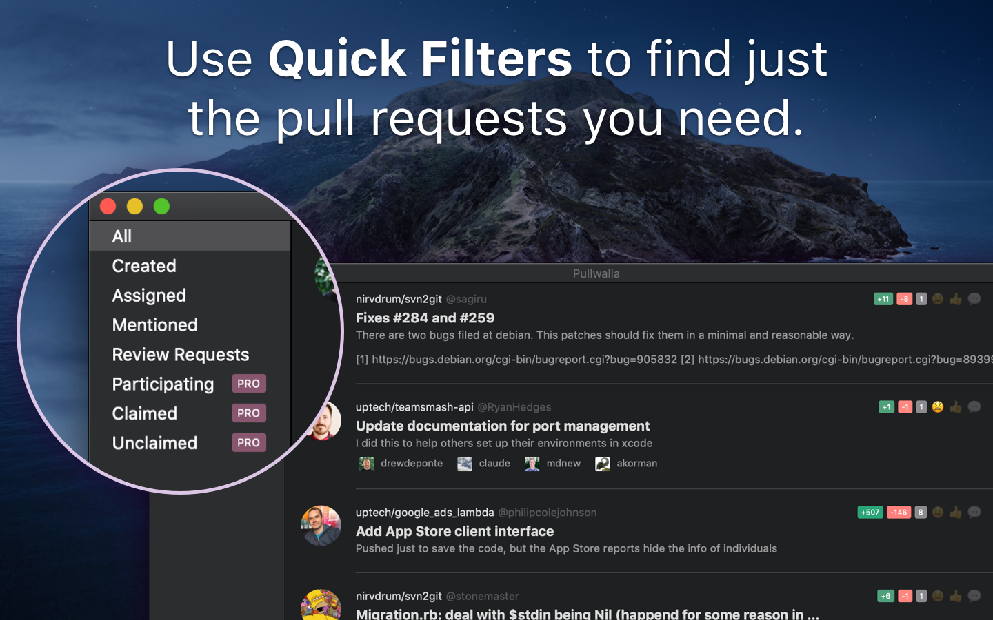 Quick Filters
