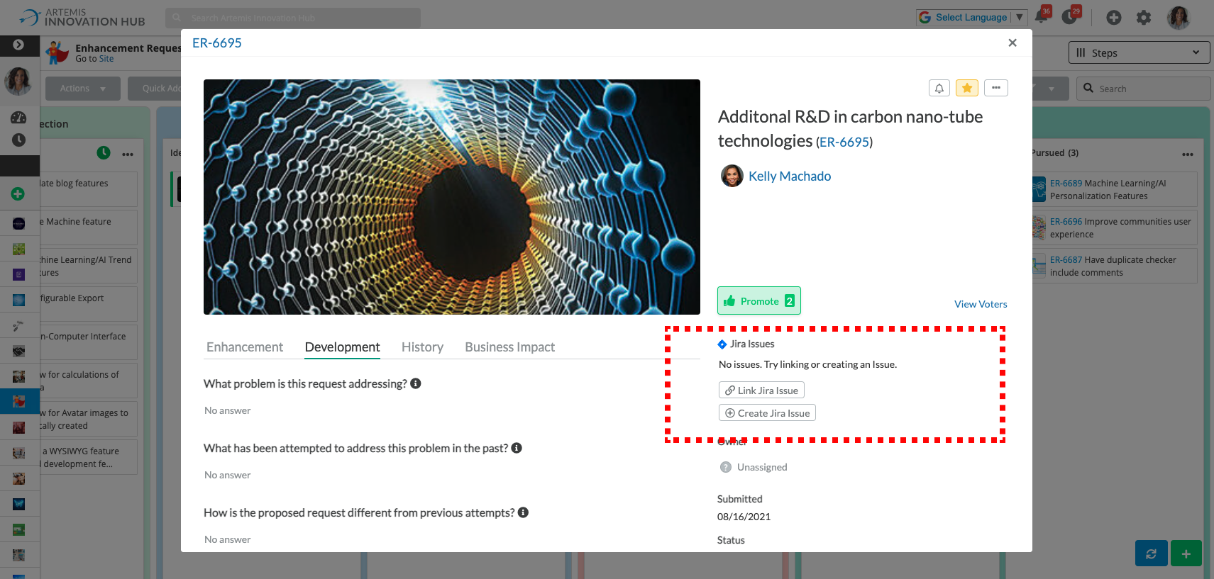 Send Your Top Ideas from Brightidea to Jira