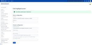 Configure the CAST Highlight scanner