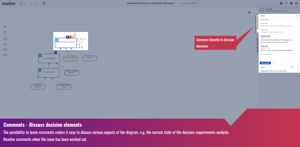 Comment on your decision elements