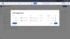 Edit Logged Time – Modify previously logged hours effortlessly to maintain accurate records.