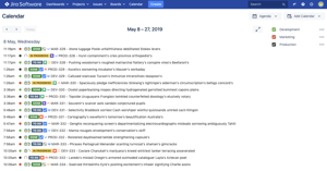 Agenda view
