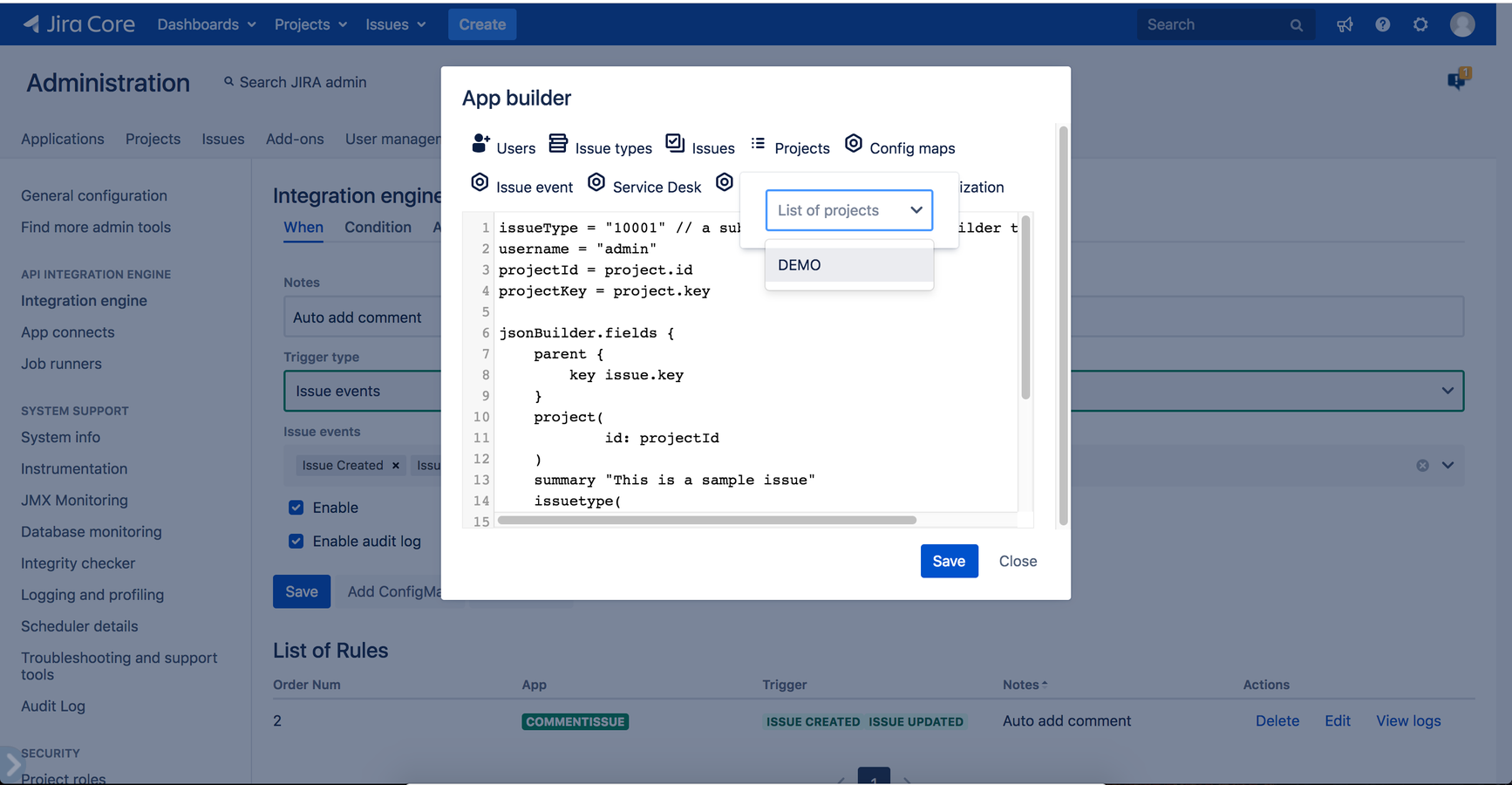 Extend your needs with app builder
