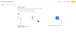 View your filters and choose one to prioritize