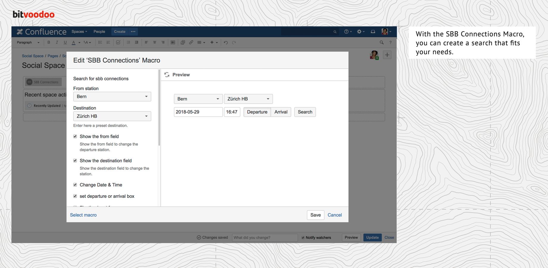 Create a detailed search, custom for your routes