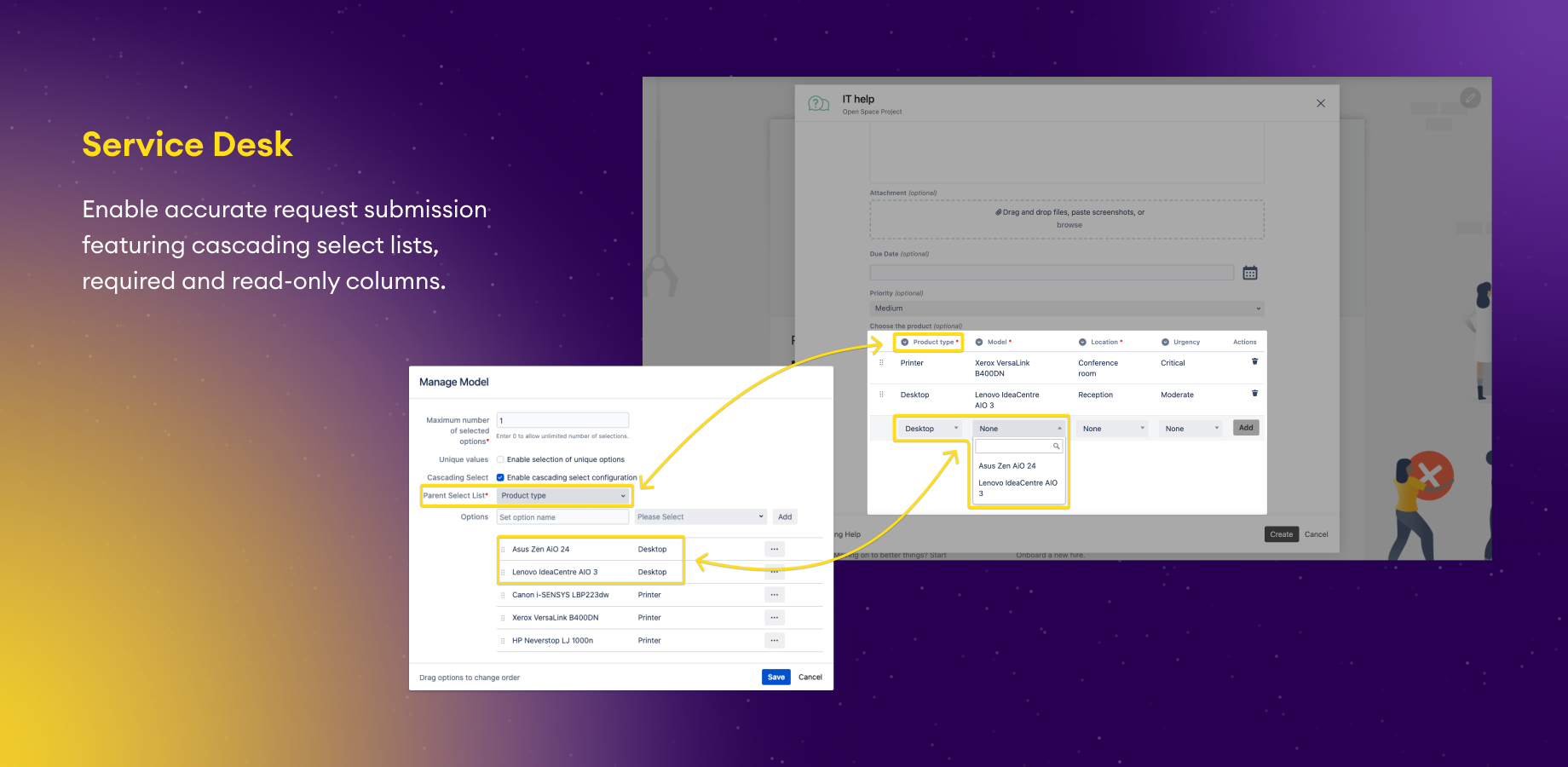 Compatible with Jira Service Management