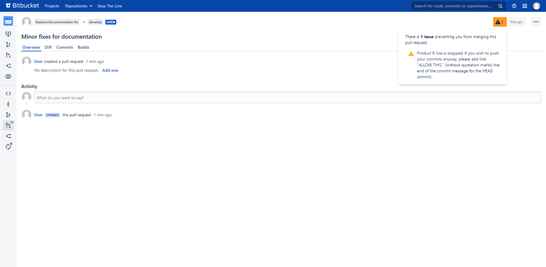 Pull Request merge Checks