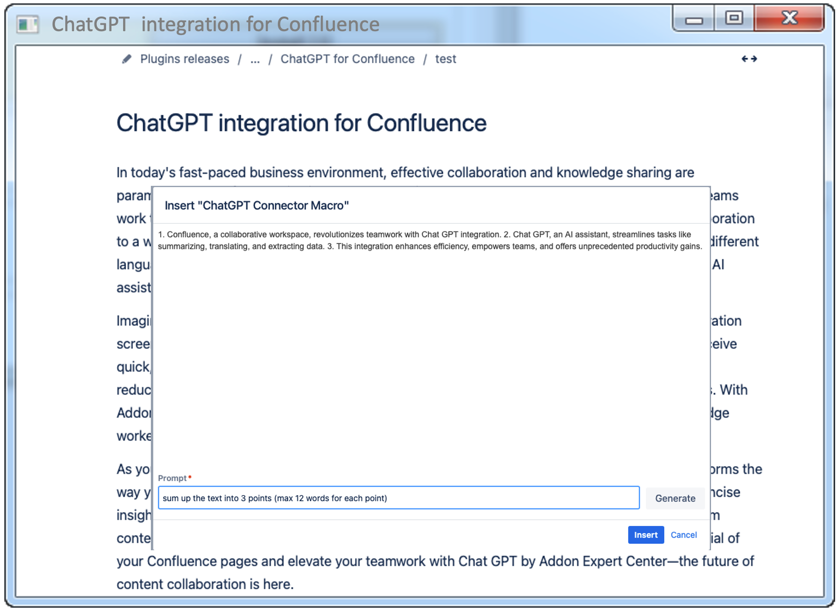 ​Effortlessly condense lengthy content into key points. Simplify comprehension and save time with Chat GPT's summary feature.