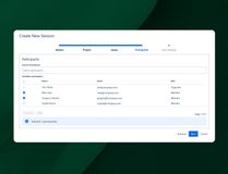 Create Session - In the fourth step you can add team members you want to estimate the issues with. You can also estimate alone or with AI.