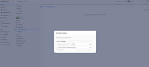 Field lookup / helpers
 Build faster with built-in helpers. Find Jira fields and IDs directly in iHub instead of searching through API responses or documentation.
