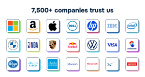 Thousands of happy customers.