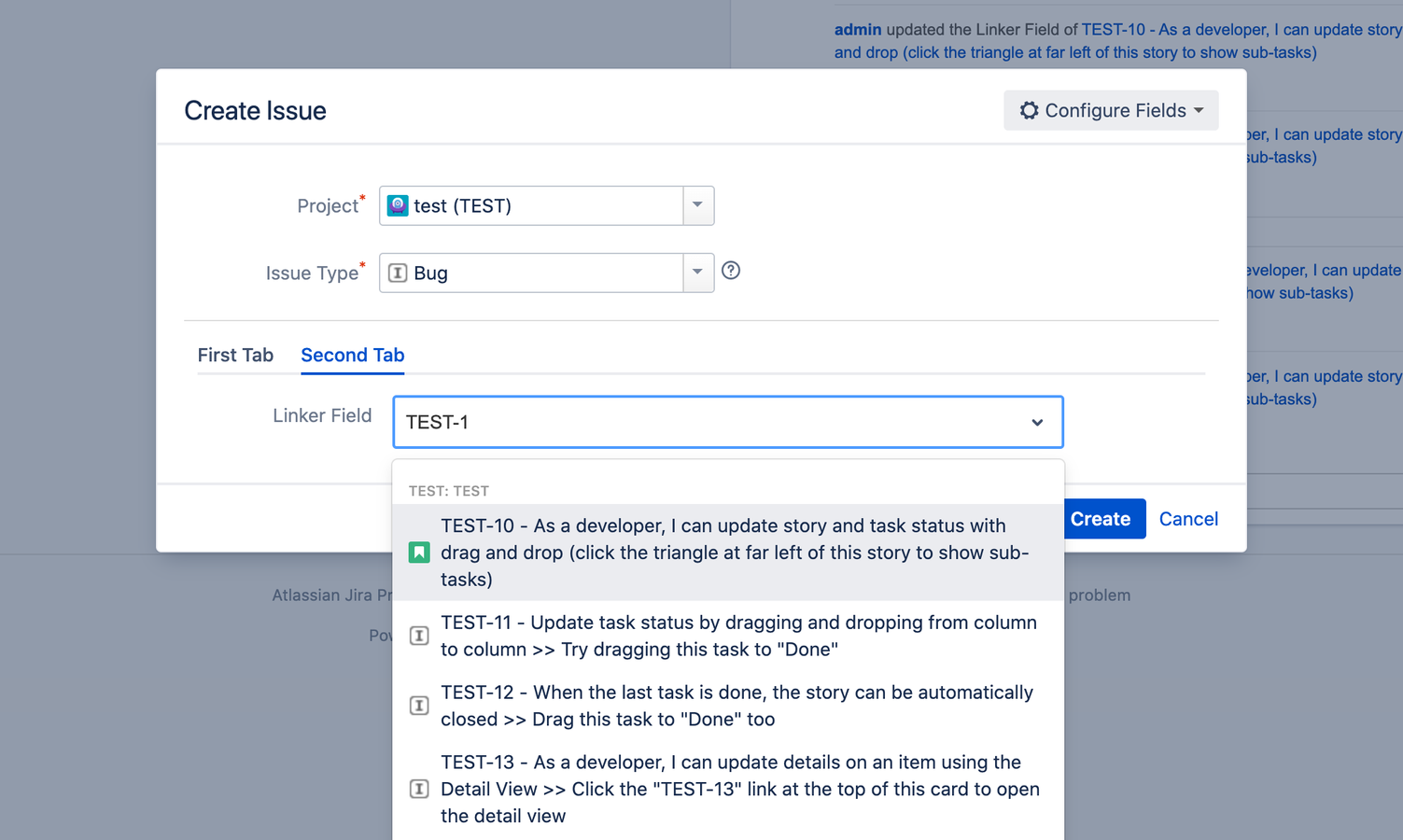 ​Linker Custom Field