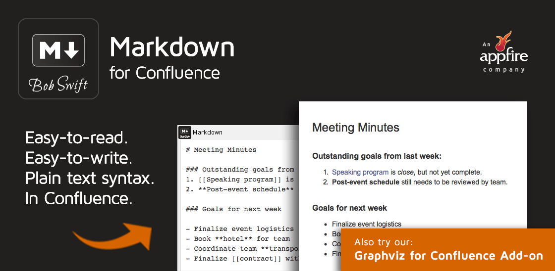 Render Markdown content on Confluence pages