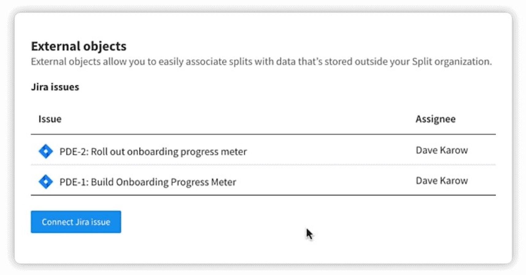 View Outstanding Jira issues in Split