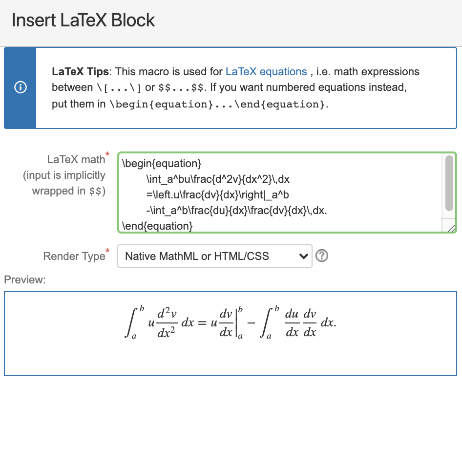 Instant preview of your math expressions