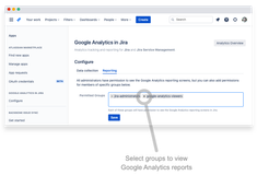 Configure reporting permissions