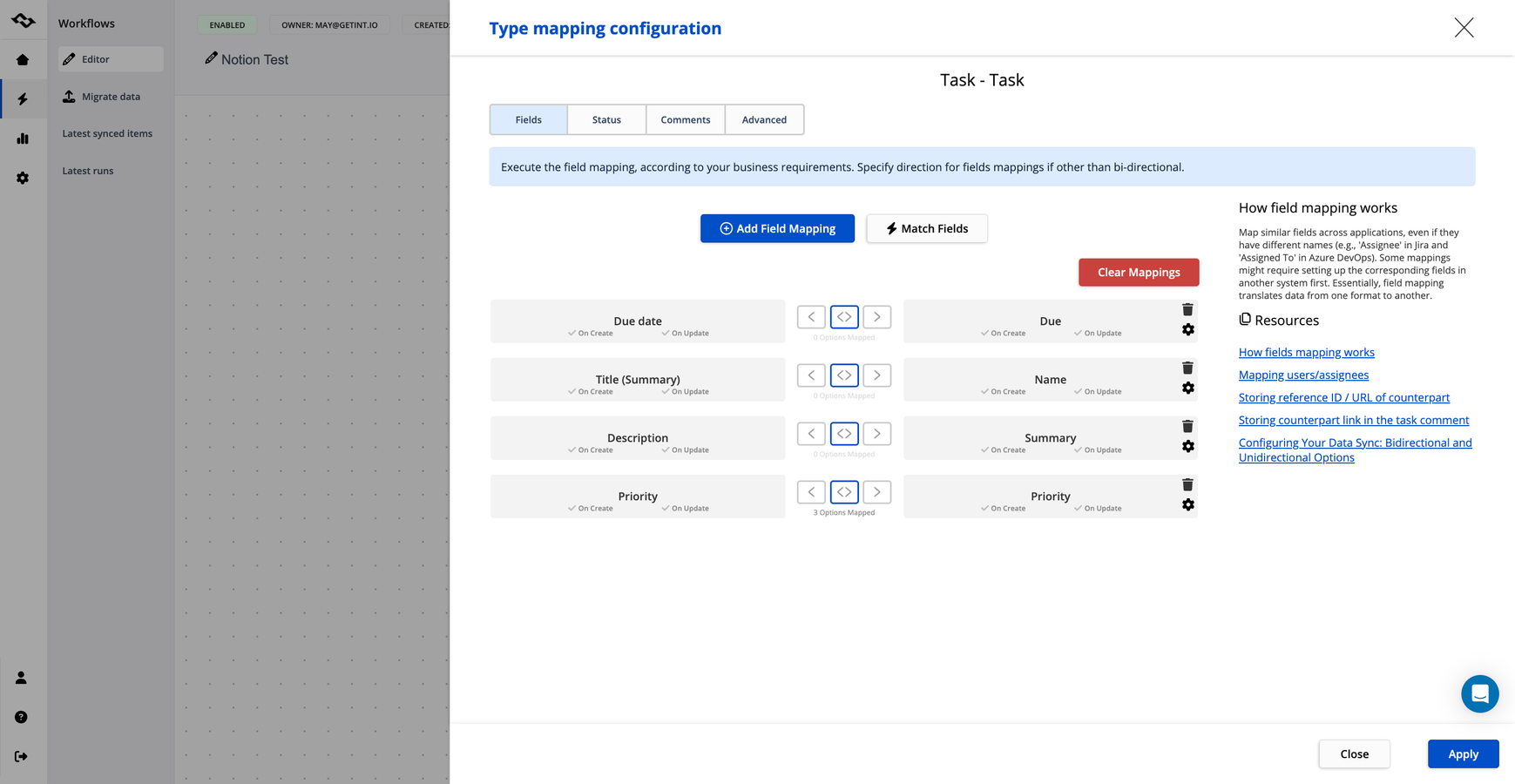 connect jira projects with notion database