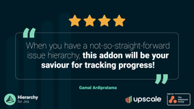 Hierarchy for Jira review, focused on how it helps teams with visualising their work in a custom hierarchy that go beyond Jira's default structure.