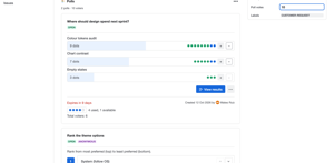 Dot voting and ranked choice right on the issue: spread a budget of dots, or order the options and get a Borda score.
