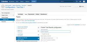 Publish Bamboo test results in real-time