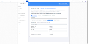 Enter the cover page fields and upload a cover page image.