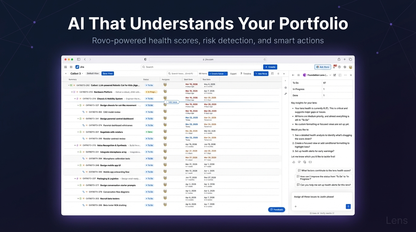 Ask Rovo to build a full work breakdown brainstorm for your project and it can do it!