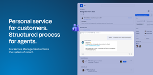 Personal service, structured processes. Jira Service Management remains the system of record, while Teams keeps communication connected. Deeper Outlook integration is part of Microsoft 365 for Jira.