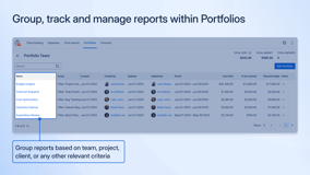 Combine Cost Reports into Portfolio for high-level financial vision