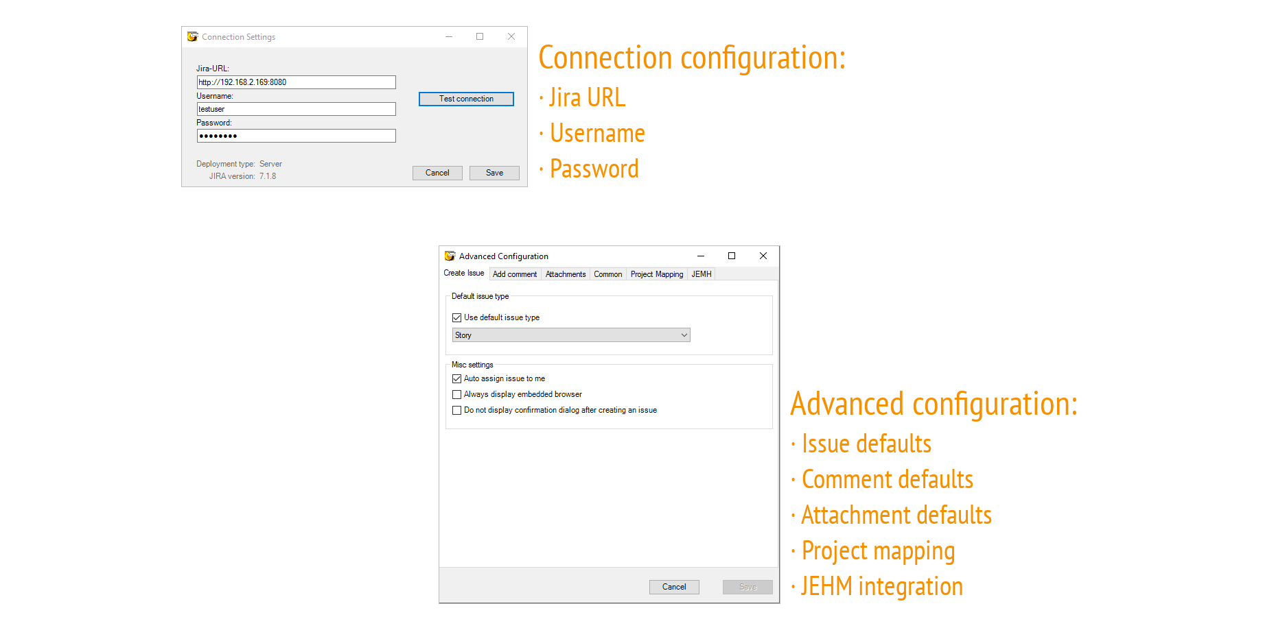 Simple configuration