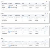 Filterable options