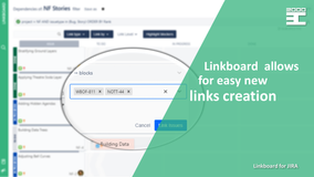 Linkboard allows for easy new links creation