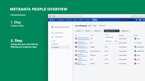 Search for people from a specific company