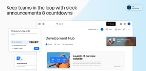 Keep teams in the loop