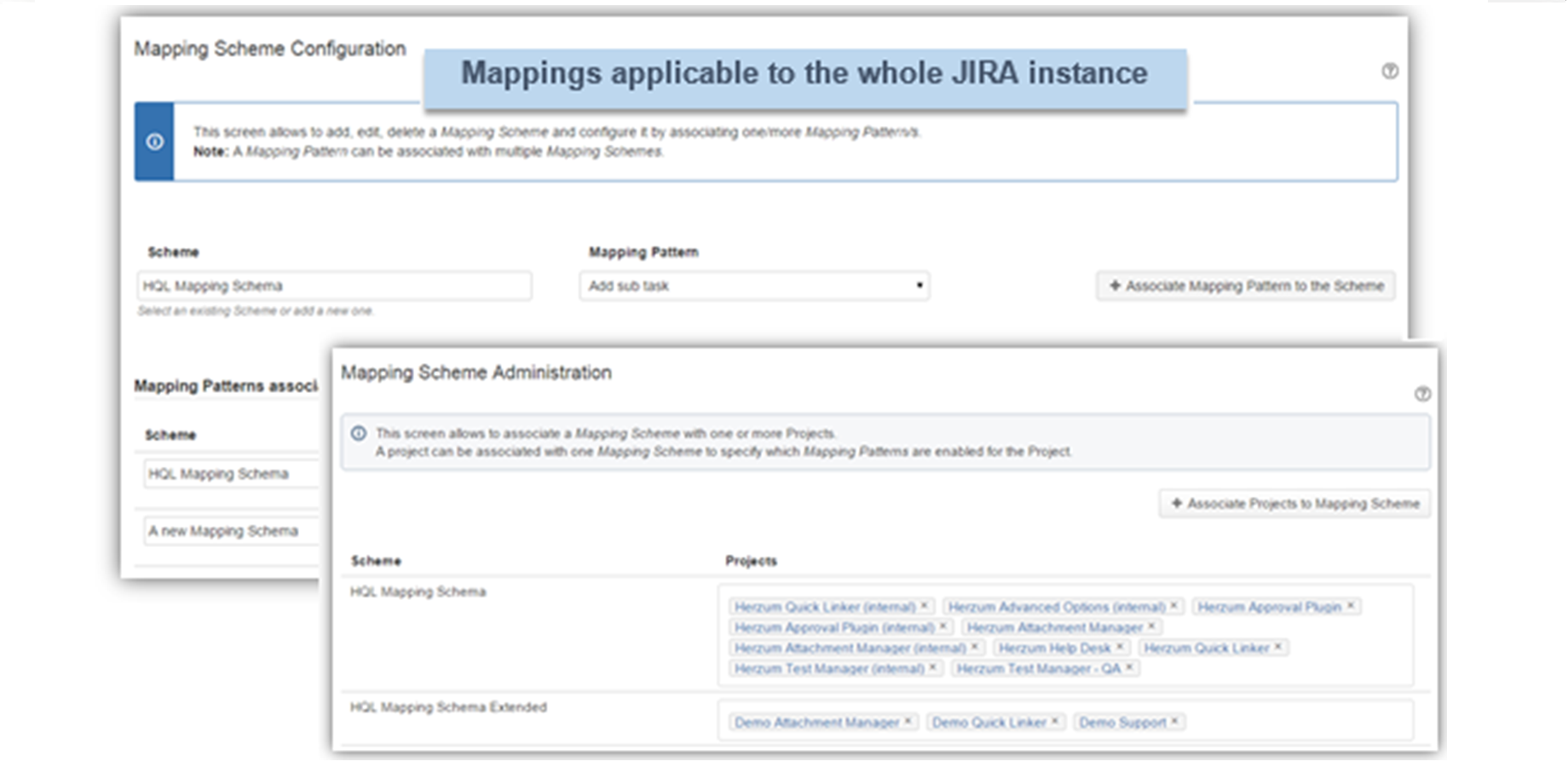 Quickly configure issue types relationships