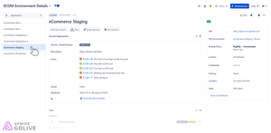 The Golive App Details View provides a clear snapshot of your IT environments, showing statuses, configurations, and upcoming changes, ensuring your team has the insights needed to make informed decisions.