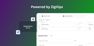 Related filters in ZigiOps allow you to define conditions based on nested or child data within a source system, not just top-level fields.