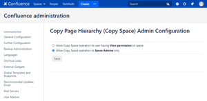 Admin Configuration