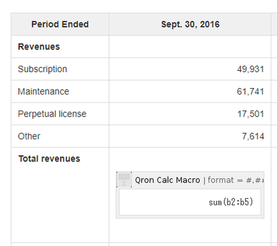 Just enter the Excel formula.