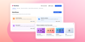 Get started quickly with pre-built workflow templates. Choose from ready-to-use approval processes and customize them to fit your team's content governance requirements.