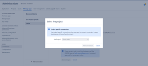 Add new Connection for specific Jira Project