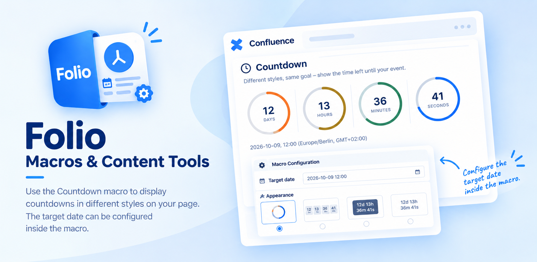 Example of the Countdown macro