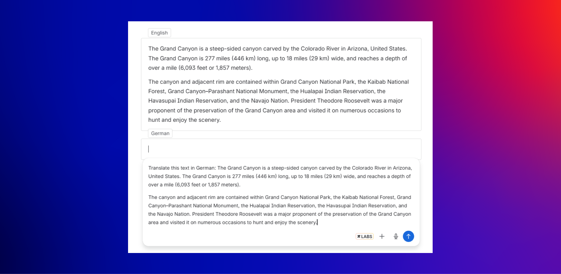 Easily translate content using Atlassian Intelligence (AI) within the language macros.