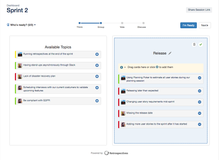 Group similar ideas or topics together for easier discussion.