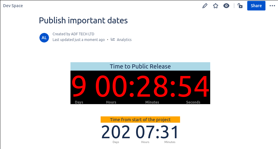 Keep everyone aligned with important dates