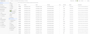 Run History
 Keep track of every run. See when your integrations ran, whether they succeeded and quickly find executions that need attention.