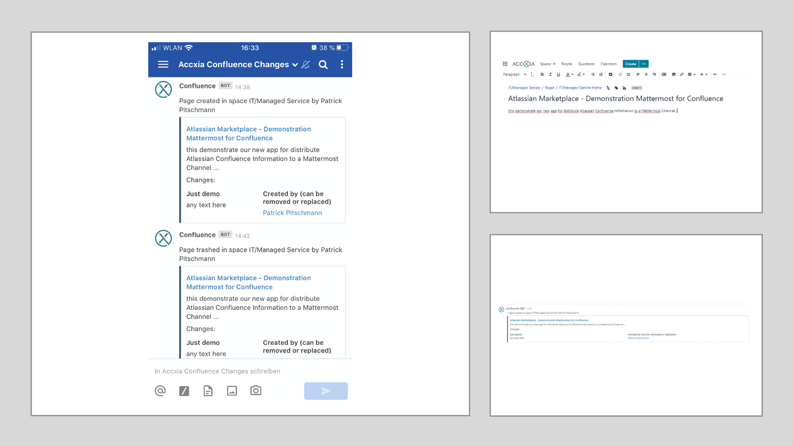 Mattermost Integration with Confluence