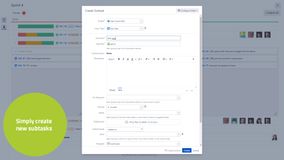 Simply create new subtasks directly within ETEOboard