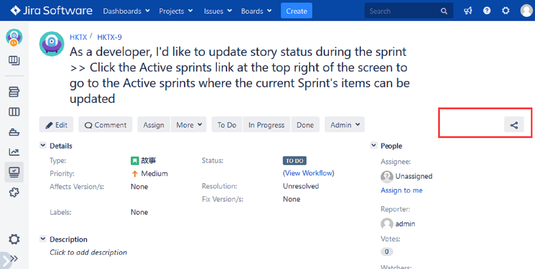 Can not export on the issue page