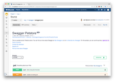 Rendition of a swagger.json file.